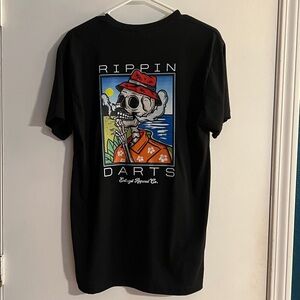 Enthuzst Apparel Co Rippin Darts Graphic T Shirt